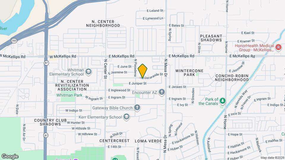 231 E Jacaranda St Mapa y Detalles de la Ubicación