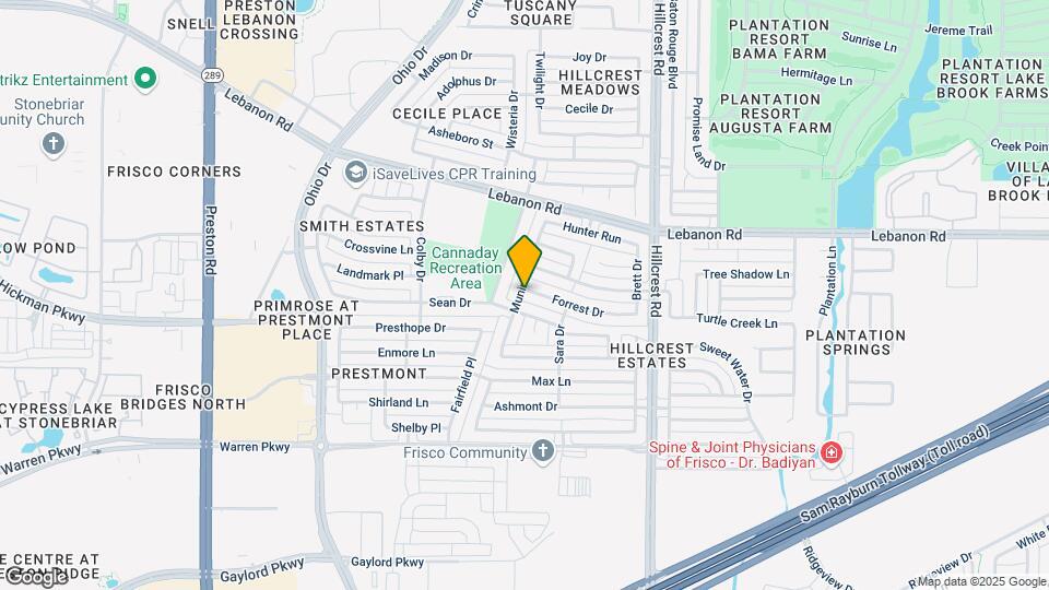 10009 Forrest Dr Map and Location Details
