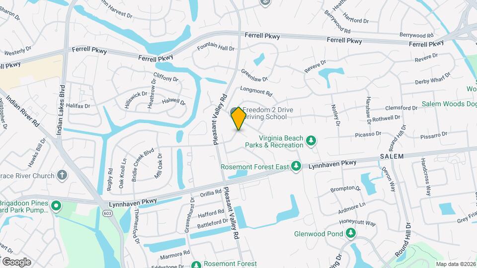 1282 Bridle Creek Blvd Mapa y Detalles de la Ubicación