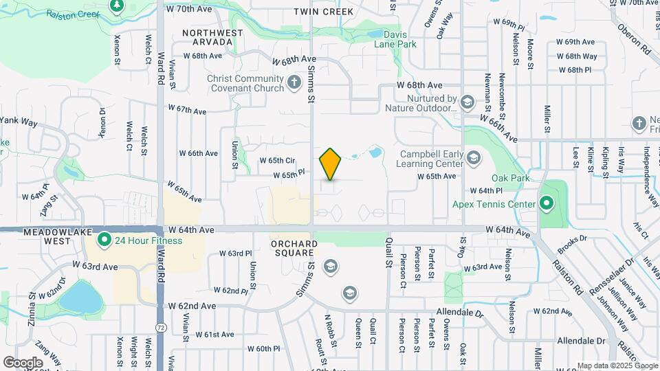 6466 Simms St Map and Location Details