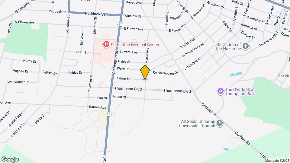 1104 Myrtle Ave Map and Location Details