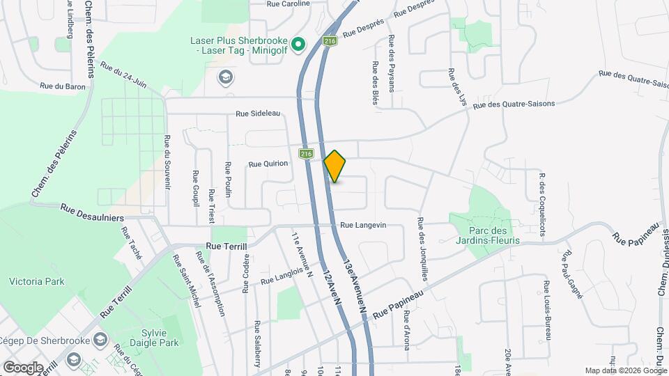 708 13E Av N Map and Location Details