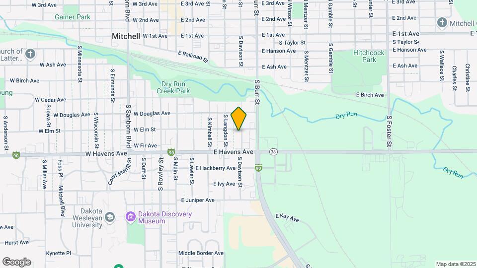 705 S Davison St Map and Location Details