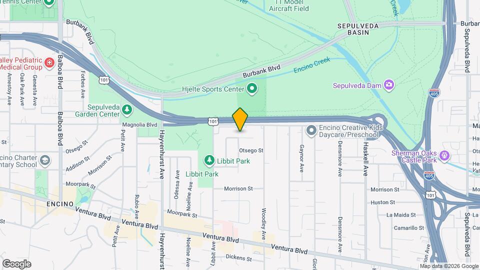 16159 Hartsook St Mapa y Detalles de la Ubicación