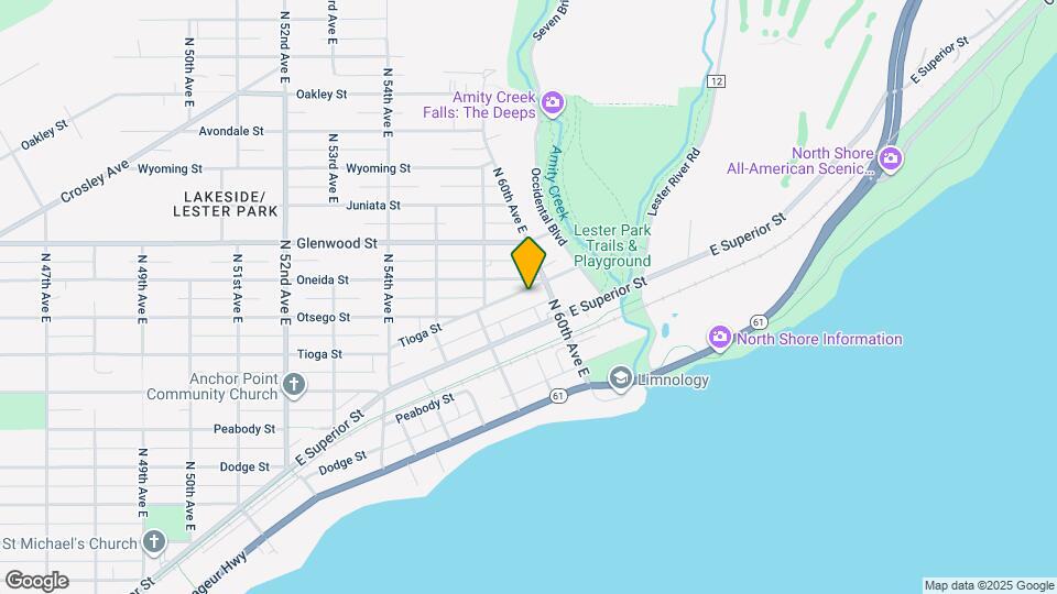5840 Tioga St Map and Location Details