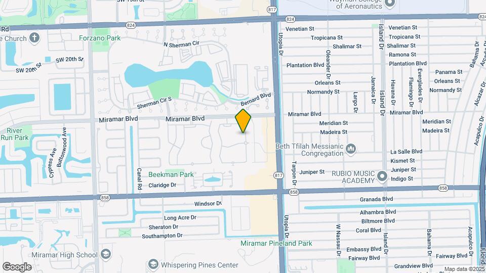 2622 SW 82nd Ave, Unit 104 Map and Location Details