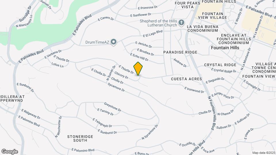 15831 E Thistle Dr Map and Location Details