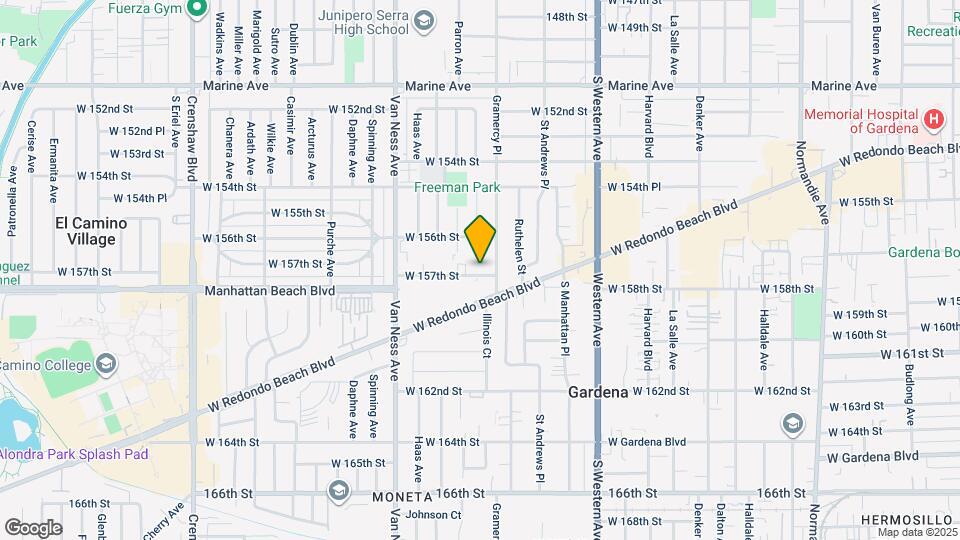 2027 W 157th St, Unit 2 Map and Location Details