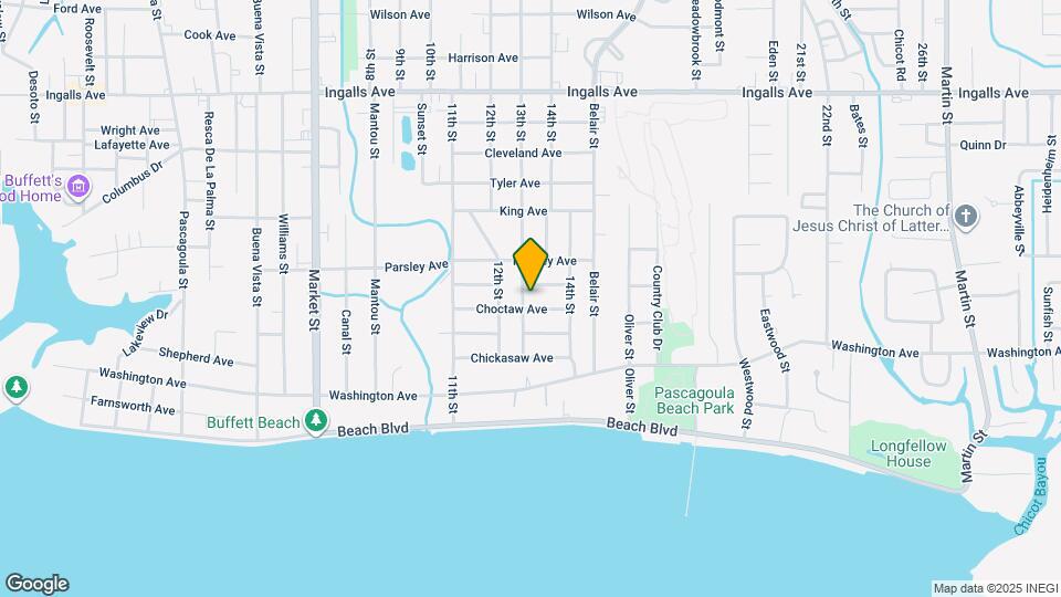 1002 13th St Map and Location Details