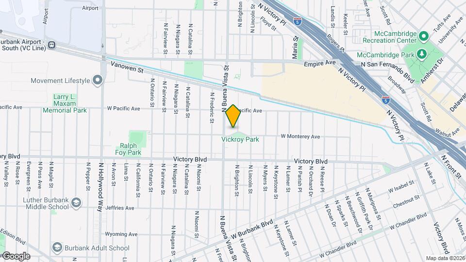 2405 W Monterey Ave Mapa y Detalles de la Ubicación