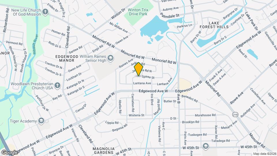 2558 Spirea St Map and Location Details