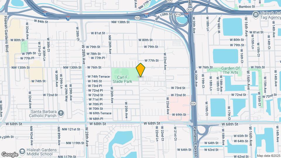 7415 W 24th Ave Map and Location Details