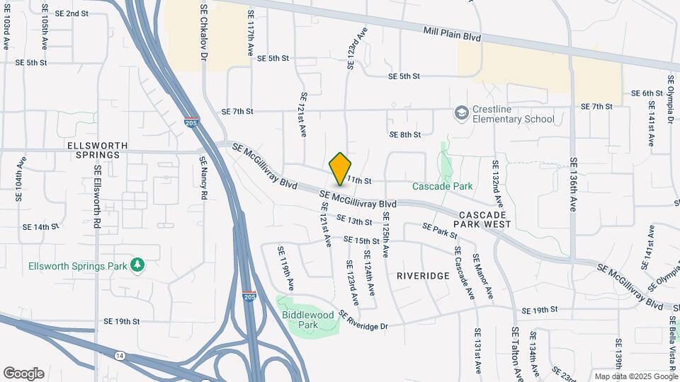 12206 SE McGillivray Blvd Map and Location Details