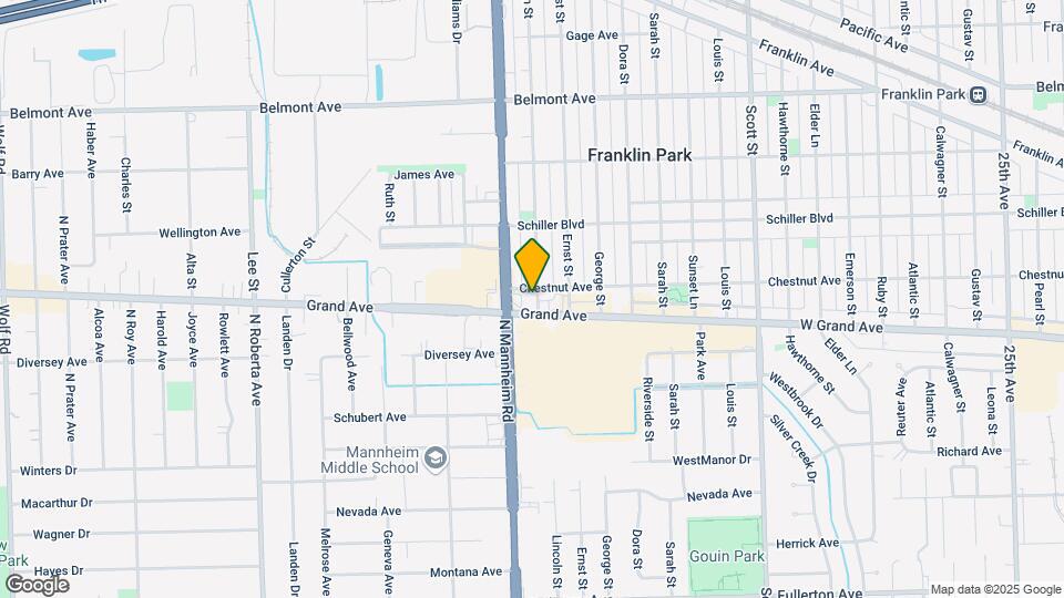 2836 Lincoln St Map and Location Details