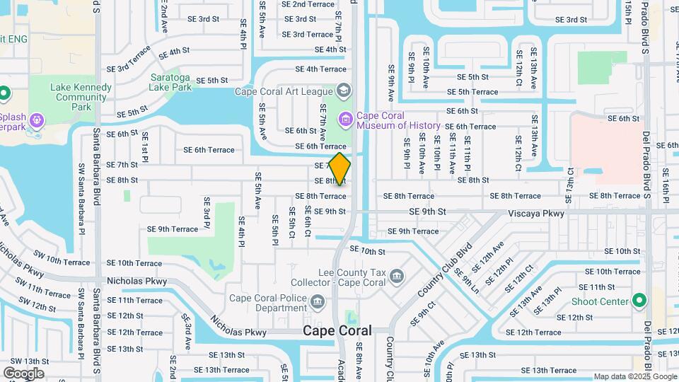 709 SE 8th Terrace Map and Location Details