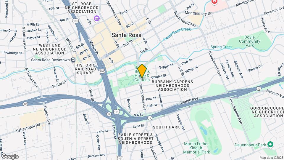 300 Santa Rosa Ave Map and Location Details