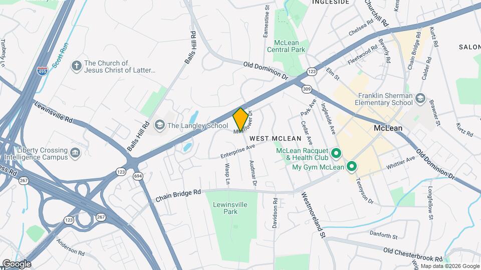 1415 Mayflower Dr Mapa y Detalles de la Ubicación