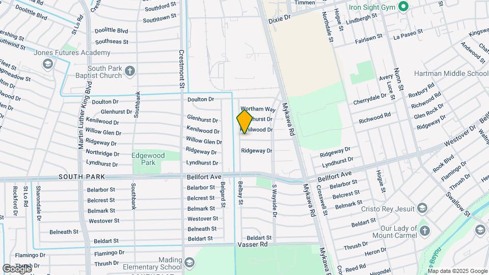 6107 Willow Glen Dr Map and Location Details