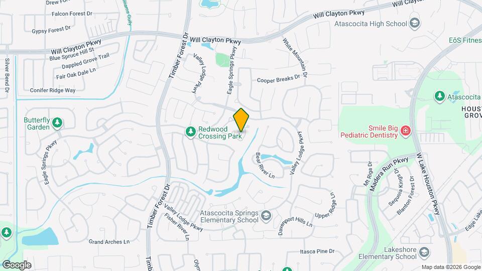 17611 Fossil Ridge Ln Map and Location Details