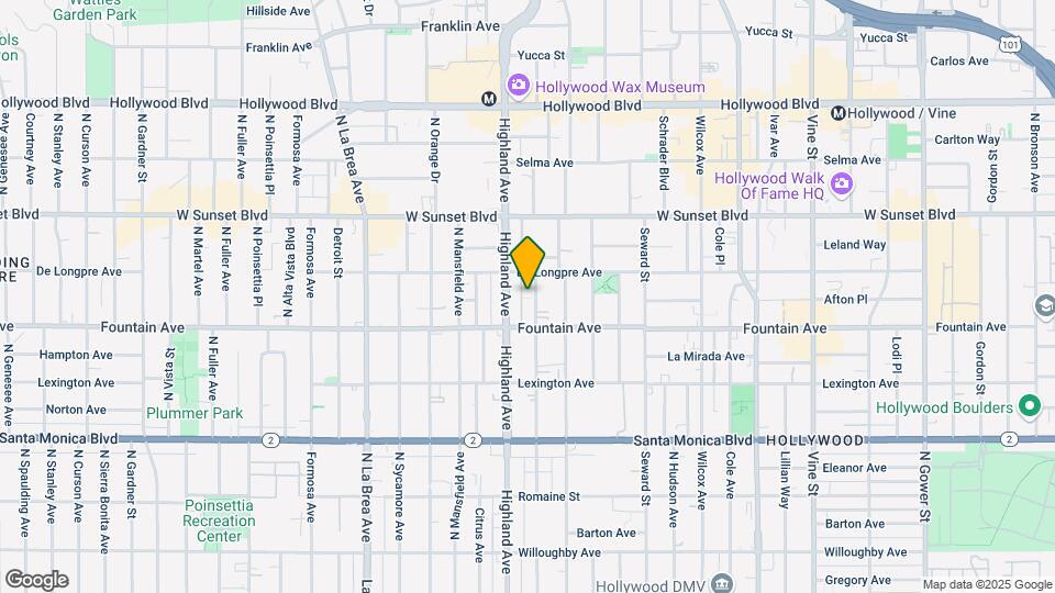 1335 N McCadden Pl Map and Location Details