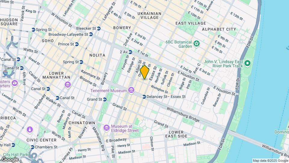 132-134 Ludlow St Map and Location Details