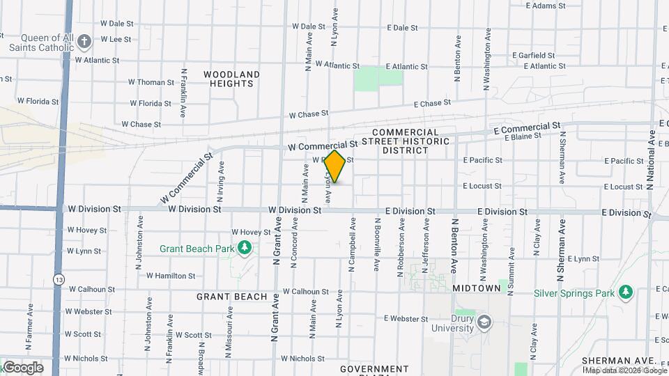 428 W Locust St Map and Location Details