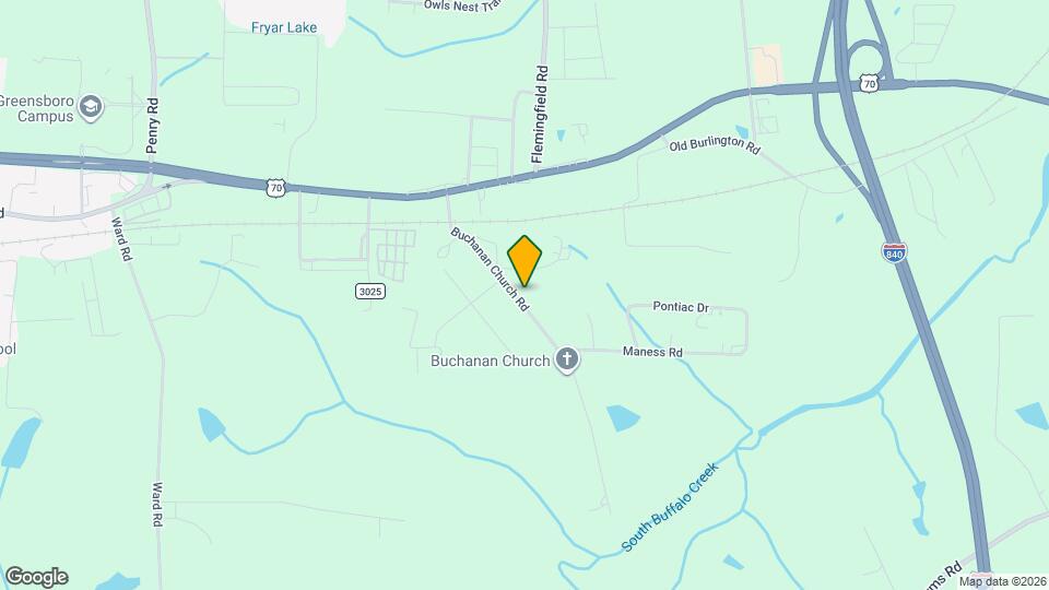 205 Buchanan Church Rd Map and Location Details