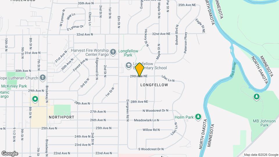2861 Longfellow Rd N Map and Location Details