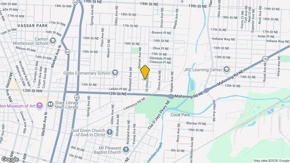 1317 St Elmo Ave NE Map and Location Details