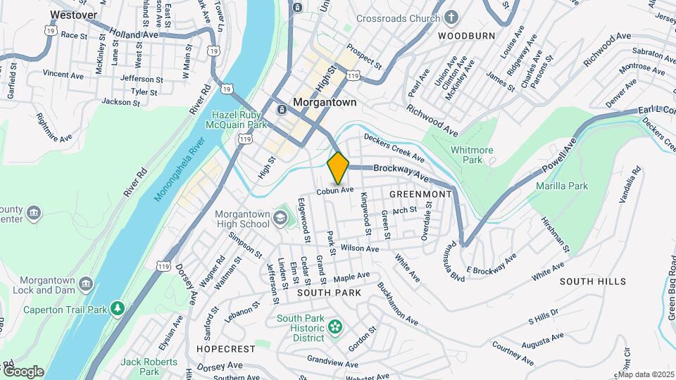 313 Cobun Ave, Unit Apt C Map and Location Details