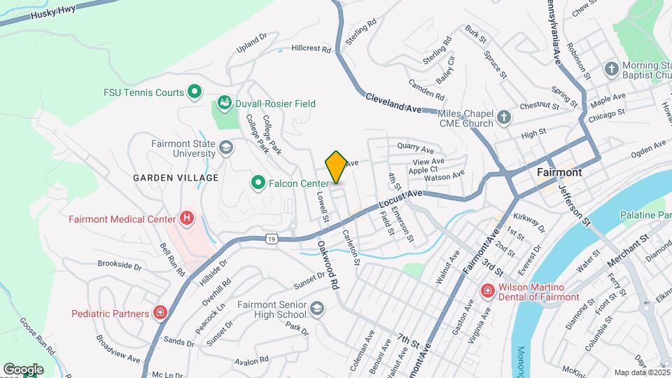 1111 1/2 Carleton St Mapa y Detalles de la Ubicación