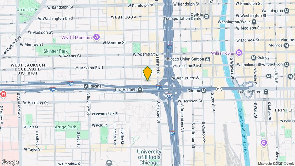 400 S Green St, Unit 212 Map and Location Details