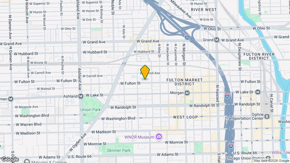 1230 W Fulton Market, Unit 1906 Map and Location Details