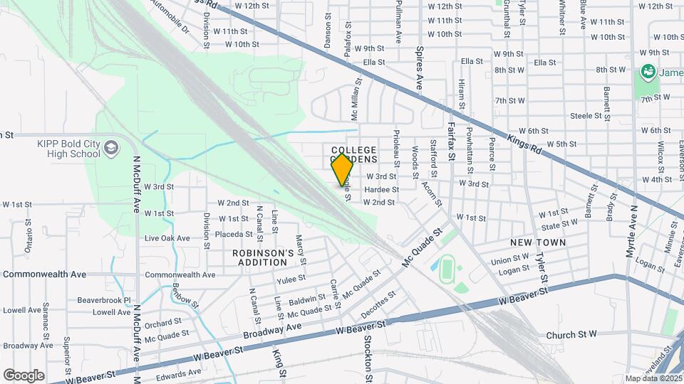 1981 Hardee St Map and Location Details