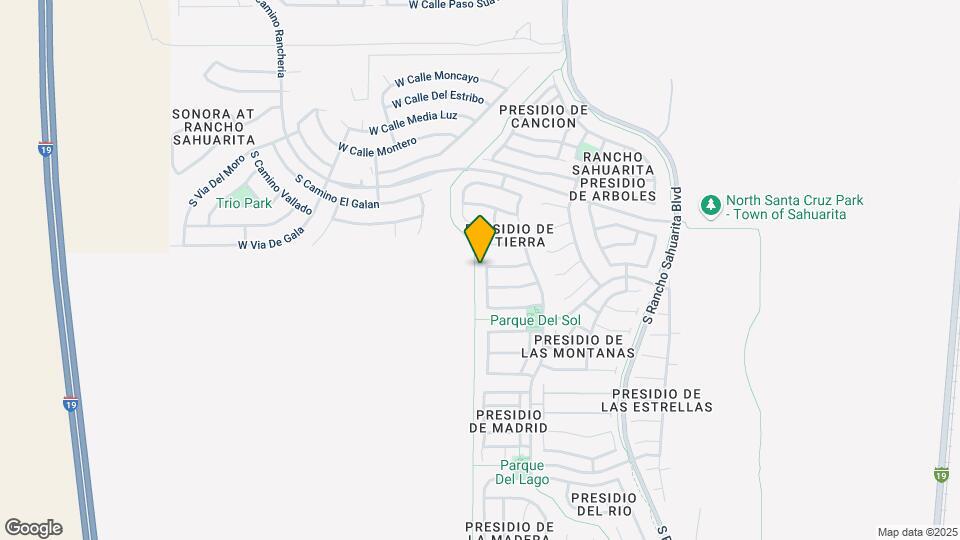 14536 S Camino Vendaval Map and Location Details