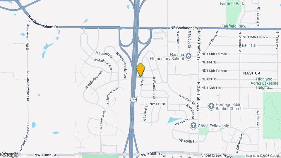 11232 N Central St Map and Location Details