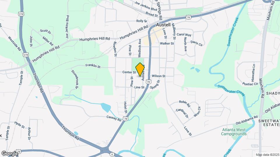 6106 SW Austell Ave Map and Location Details