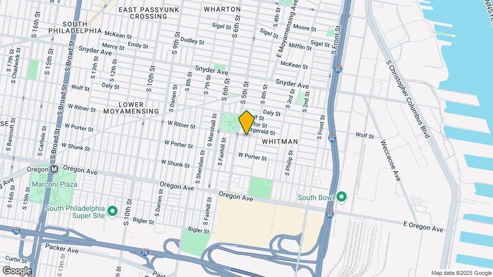 418 W Ritner St Map and Location Details