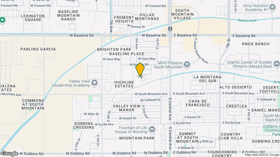 8122 S 2nd Dr Map and Location Details