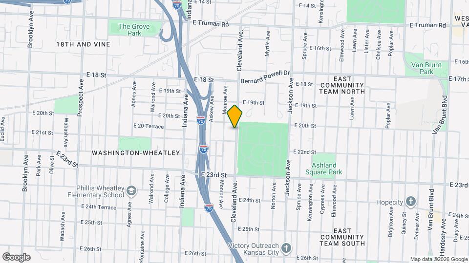 2014 Cleveland Ave. Map and Location Details