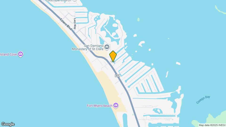 6151 Estero Blvd Map and Location Details