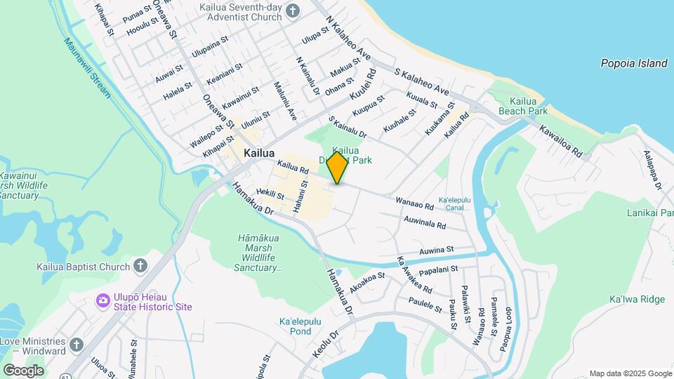 501 Kailua Rd Map and Location Details