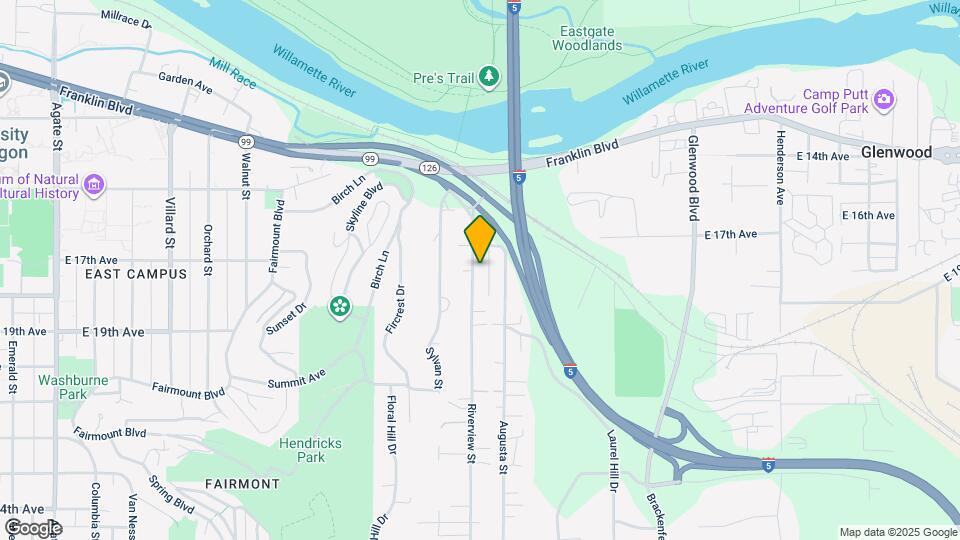1673 Riverview St Map and Location Details