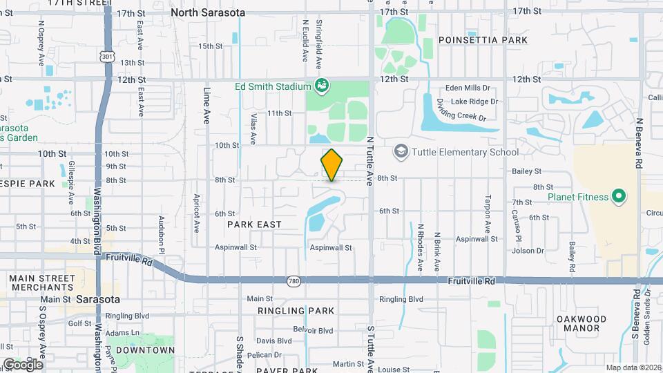 2701 Hidden Lake Dr N Map and Location Details