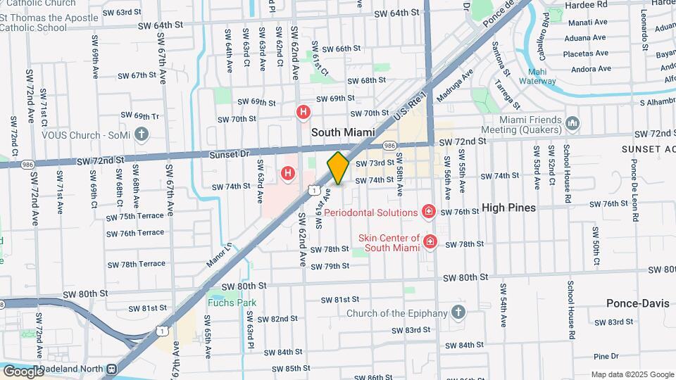 7410 SW 59th Pl Mapa y Detalles de la Ubicación