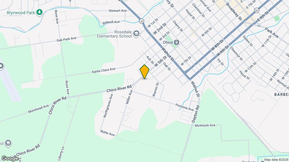 1507 W 5th St Map and Location Details