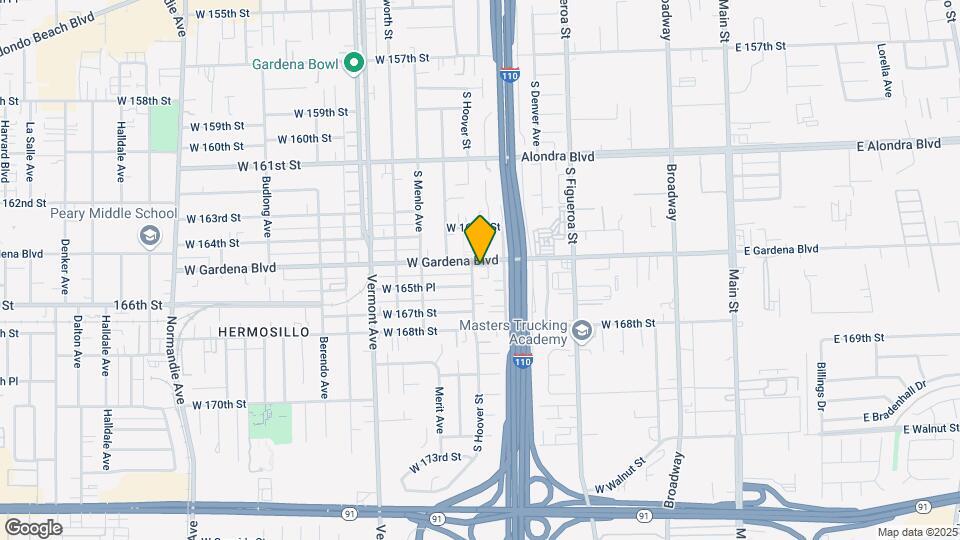650 W Gardena Blvd Map and Location Details