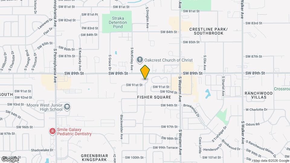 9101 S Winston Way Map and Location Details