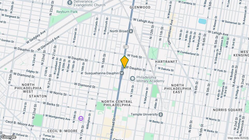 2241 N Broad St Mapa y Detalles de la Ubicación
