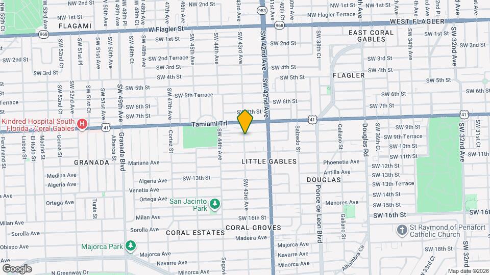 923 SW 43rd Ave Map and Location Details